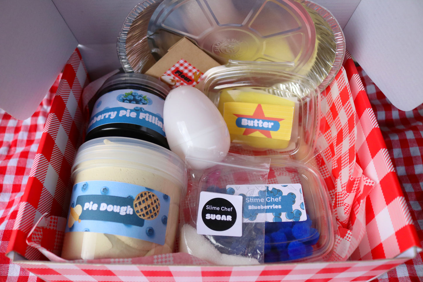 blueberry pie slime kit- slime chef