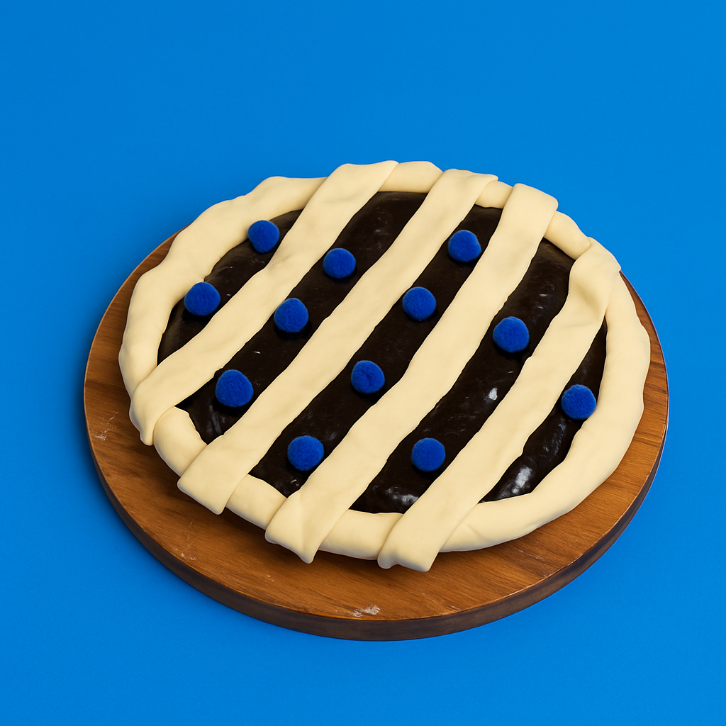 Blueberry slime, blueberry pie slime , slime baking kit