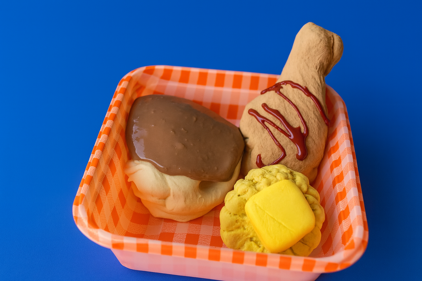 slime chicken, slime mashed potatoe and gravy , slime baking kit