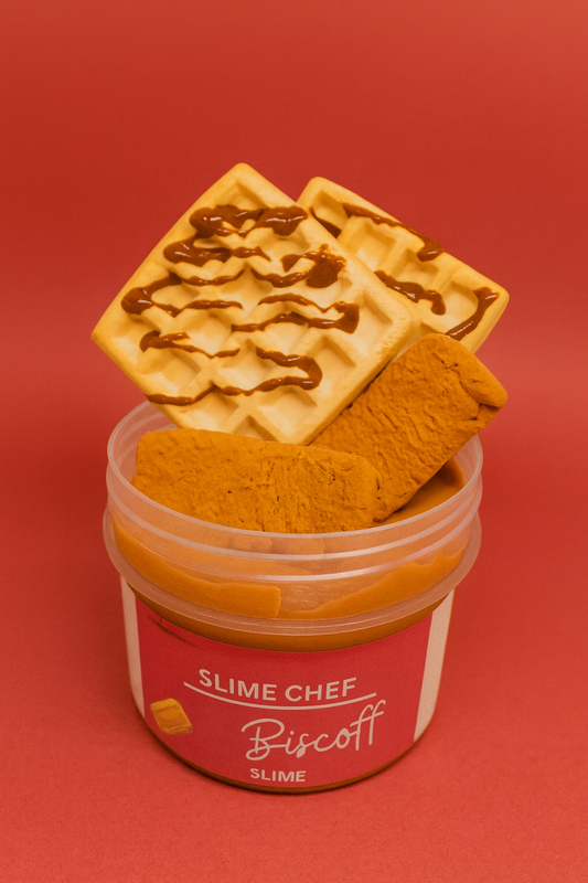 slime spread, slime biscuit , slime biscoff