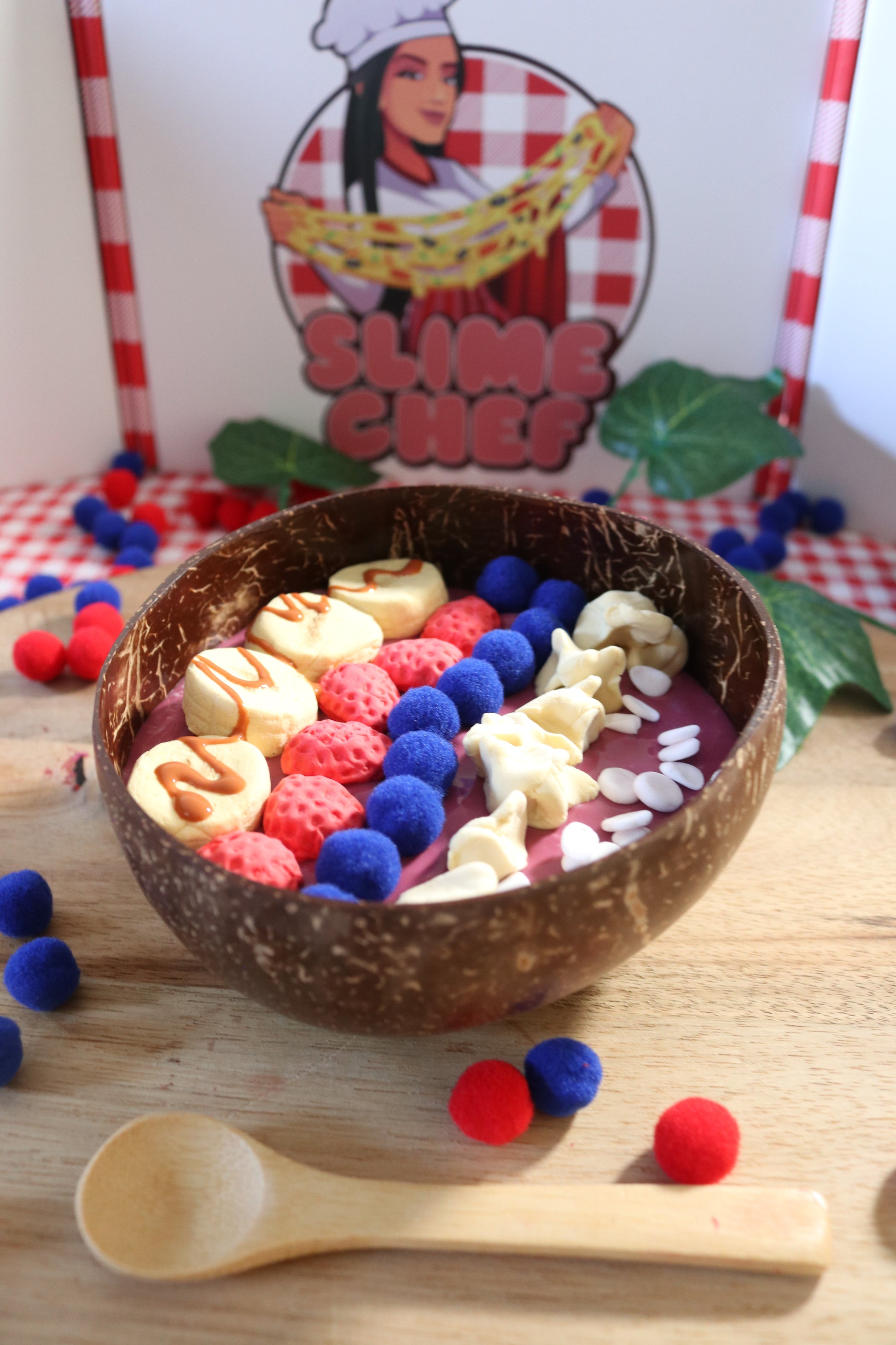slime smoothie bowl- slime chef