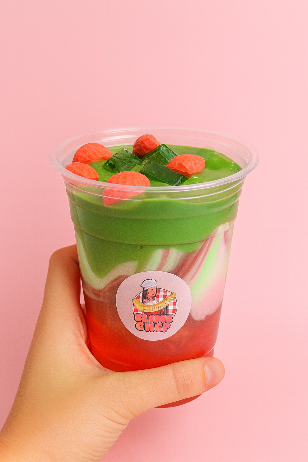 Strawberry Matcha Slime – Slime Chef