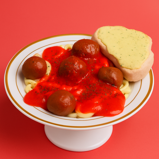 slime spaghetti slime meatballs slime pasta sauce